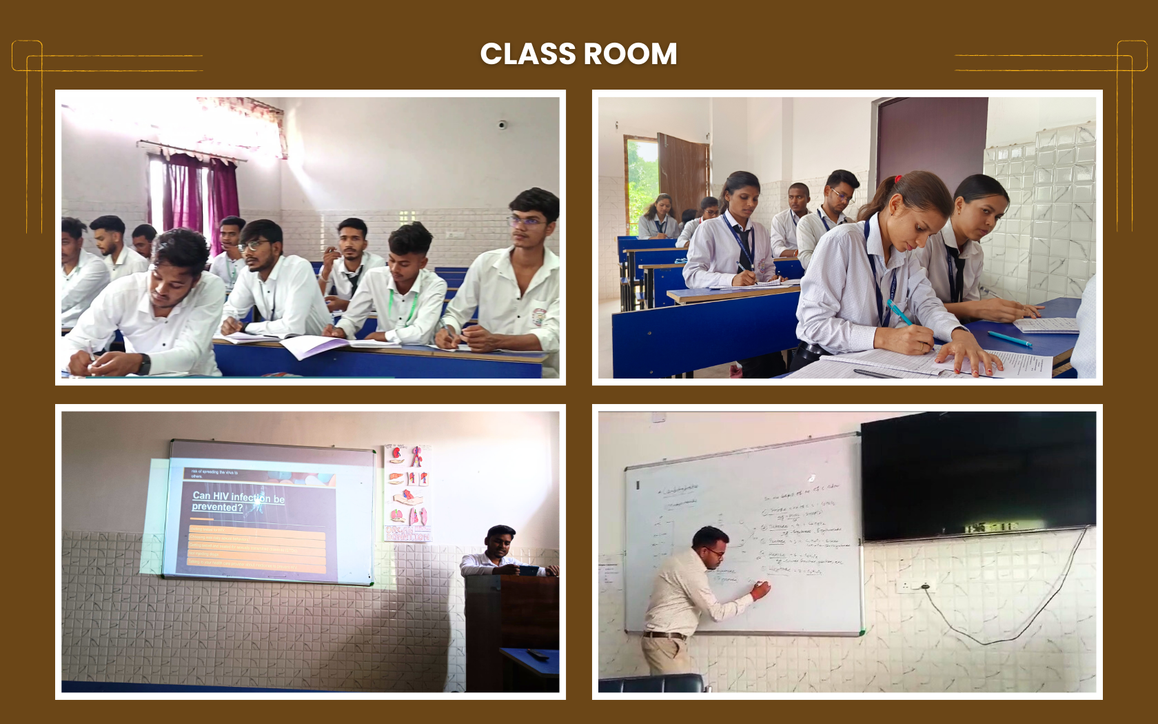 Classrooms and learning environment at Gyan Jyoti College